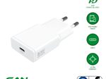 4smarts Netzladegerät PDPlug Slim 20W GaN 1C weiß