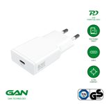 4smarts Netzladegerät PDPlug Slim 20W GaN 1C weiß