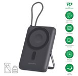 4smarts Wireless Powerbank Enterprise Pocket 10000mAh 22.5W, Qi2 ready, spacegrau