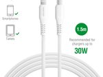 4smarts USB-C auf Lightning Kabel RapidCord PD 30W 1,5m weiß *MFi zertifiziert