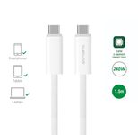 4smarts USB-C Kabel PremiumCord 240W 1.5m weiß