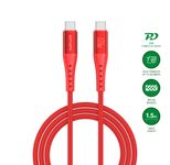 4smarts USB-C Kabel PrimeCord 60W 1,5m, rot