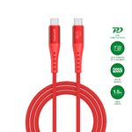 4smarts USB-C Kabel PrimeCord 60W 1,5m, rot