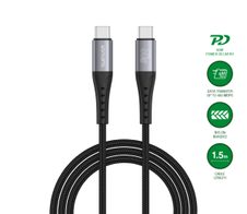 4smarts USB-C Kabel PrimeCord 60W 1,5m, schwarz gun