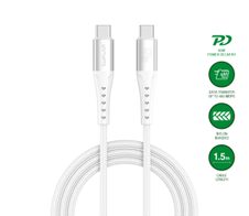 4smarts USB-C Kabel PrimeCord 60W 1,5m, weiß
