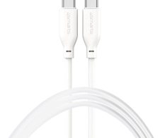 4smarts USB-C / USB-C Silikon-Kabel High Flex 60W 1,5m weiß