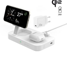 4smarts Qi2 Ladestation Trident weiß