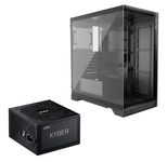 ADATA XPG PC-Gehäuse Invader X Midi-Tower ohne Lüfter schwarz + Netzteil Kyber 750W