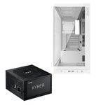 ADATA XPG PC-Gehäuse Invader X Midi-Tower ohne Lüfter weiß + Netzteil Kyber 750W