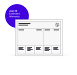 2 Jahre erweiterte Garantie für Joan 13 Geräte