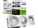 ASUS TUF Gaming GeForce RTX 5070 Ti 16GB GDDR7 BTF Grafikkarte Weiß