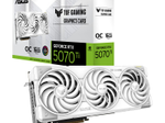 ASUS TUF Gaming GeForce RTX 5070 Ti 16GB GDDR7 OC Edition Gaming Grafikkarte Weiß