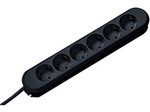 Bachmann SMART Steckdosenleiste 6 AC-Ausgänge, Schwarz