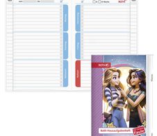 ROTH Hausaufgabenheft für clevere Faule Best Friends liniert DIN A5 104 Blätter