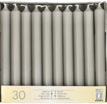 Starpak Tafelkerzen, 19,6cm, grau