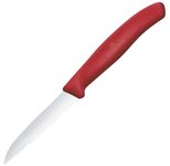 VICTORINOX Kochmesser Swiss Classic silber, rot glänzend, poliert