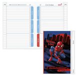 ROTH Hausaufgabenheft für clevere Faule SpiderMan liniert DIN A5 104 Blätter