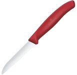 VICTORINOX Küchenmesser Swiss Classic silber, rot