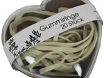 M&M Gummringe in Herzdose, 20 Stück, naturweiß
