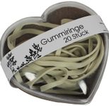 M&M Gummringe in Herzdose, 20 Stück, naturweiß