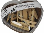 M&M Holzklammern holz 10 Stück, 1 Pack