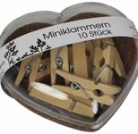 M&M Holzklammern holz 10 Stück, 1 Pack
