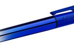 BIC® 4-Farben-Kugelschreiber Gradient metallic blau, Schreibfarbe: schwarz, blau, rot, grün