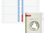 ROTH Hausaufgabenheft für clevere Faule Think Green liniert DIN A5 104 Blätter