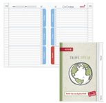 ROTH Hausaufgabenheft für clevere Faule Think Green liniert DIN A5 104 Blätter