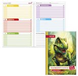 ROTH Hausaufgabenheft Klipp & Klar T-Rex liniert DIN A5 96 Blätter