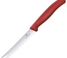 VICTORINOX Wurstmesser Swiss Classic silber, rot