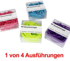 M&M Gummiringe grün, rot, blau oder violett 40 Stück