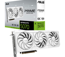 ASUS Prime GeForce RTX 5070 12GB GDDR7 OC Edition Gaming Grafikkarte Weiß