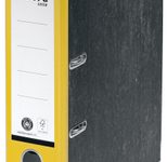 LEITZ Ordner Rückenbreite 8 cm DIN A4 gelb mamoriert