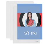 VON LEITZ Sichthüllen 4029 DIN A4 transparent genarbt 0,115 mm, 100 St.