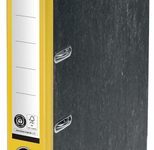 LEITZ Ordner Rückenbreite 5 cm DIN A4 gelb mamoriert