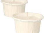 Papstar Teelichter, 2,5cm, weiß