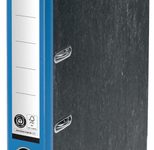 LEITZ Ordner Rückenbreite 5 cm DIN A4 blau mamoriert