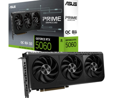 ASUS Prime GeForce RTX 5060 8GB GDDR7 OC Edition Gaming Grafikkarte