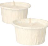 Papstar Teelichter, 2,5cm, weiß