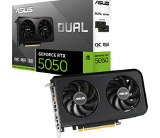 ASUS Dual GeForce RTX 5050 8GB GDDR6 OC Edition Gaming Grafikkarte
