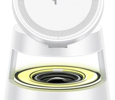 4smarts Qi2 Charging Station Aura Sound, weiß