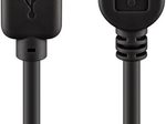 goobay USB 2.0 A USB-Kabel 1,8 m schwarz, 1 St.