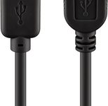 goobay USB 2.0 A USB-Kabel 1,8 m schwarz, 1 St.