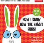 Harenberg Postkartenkalender Now i know how the Rabbit runs!