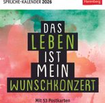 Harenberg Postkartenkalender Das Leben ist mein Wunschkonzert 2026