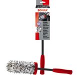 SONAX Microfaser Felgenbürste rot, schwarz
