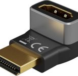 goobay HDMI Winkeladapter HDMI-A-Stecker / HDMI-A-Buchse