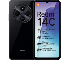 Xiaomi Redmi 14C - 4G Smartphone - 4 GB/128 GB - 6.88" - Schwarz