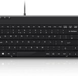 Perixx PERIBOARD-409 P kabelgebundene Mini-Tastatur - QWERTZ DE - schwarz